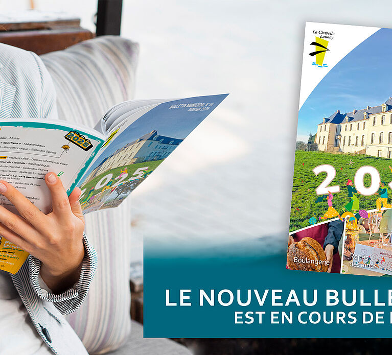 Distribution des bulletins municipaux en cours.