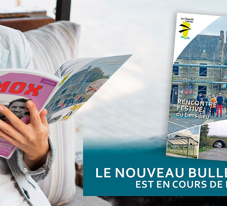 Distribution des bulletins municipaux en cours.